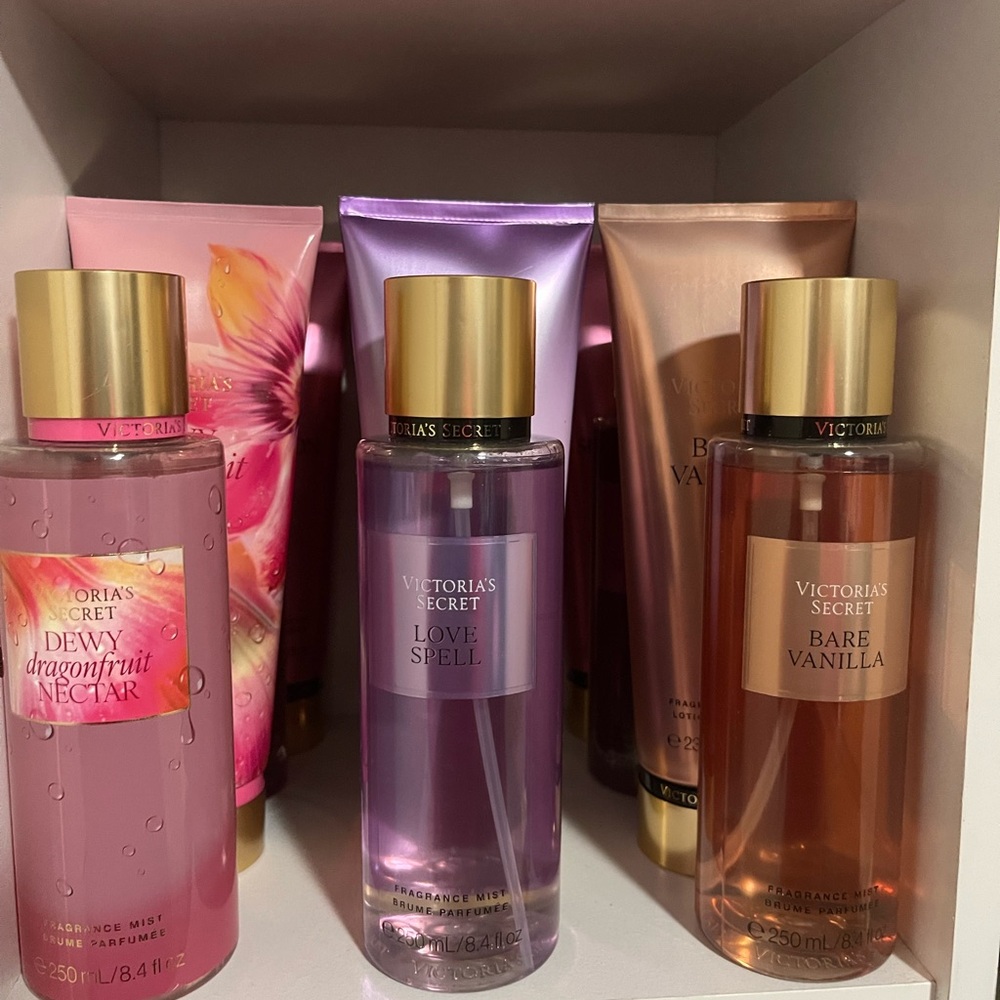 Victoria's Secret Pink and Purple Body Wash Collection